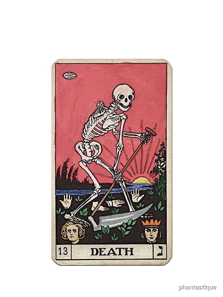 death tarot card t shirt