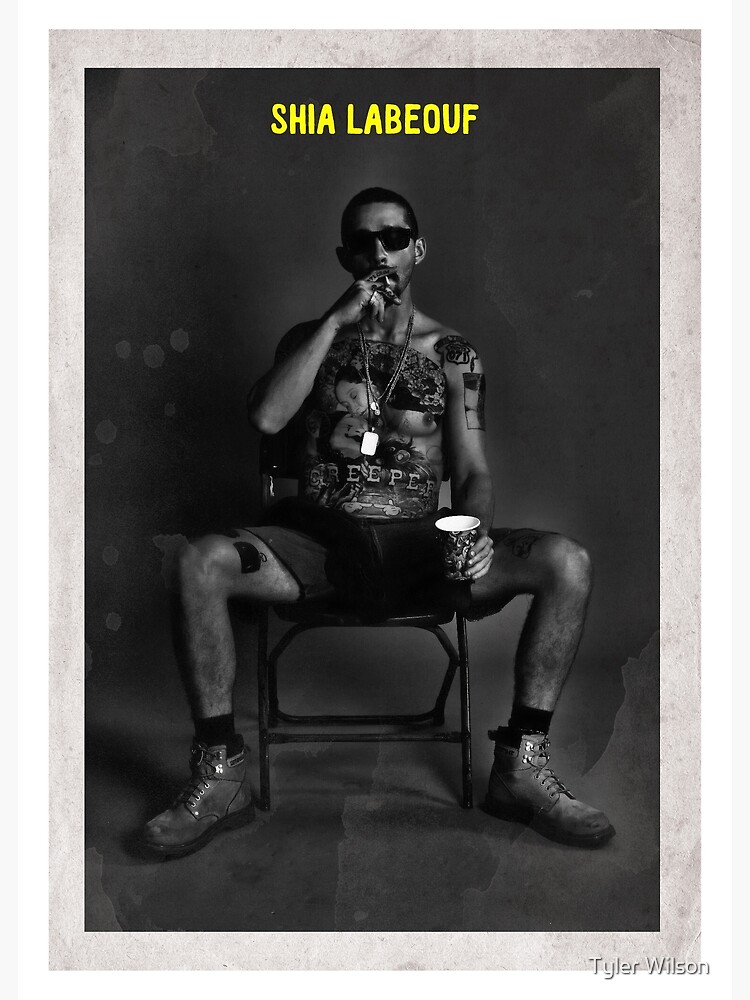"Shia LaBeouf "Creeper"" Poster by tbow1991 Redbubble