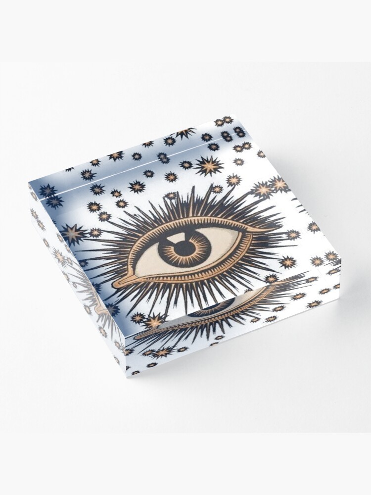 Alternate view of Vintage Eye Acrylic Block