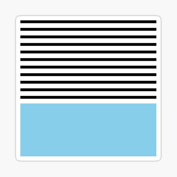 Artikel-Vorschau von Schwarze Streifen über Himmelblau, designt und verkauft von rewstudio.