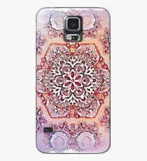Purple Mandala 1 Case/Skin for Samsung Galaxy