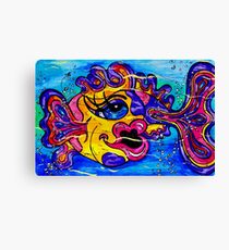 Rita the Rainbow Fish Canvas Print
