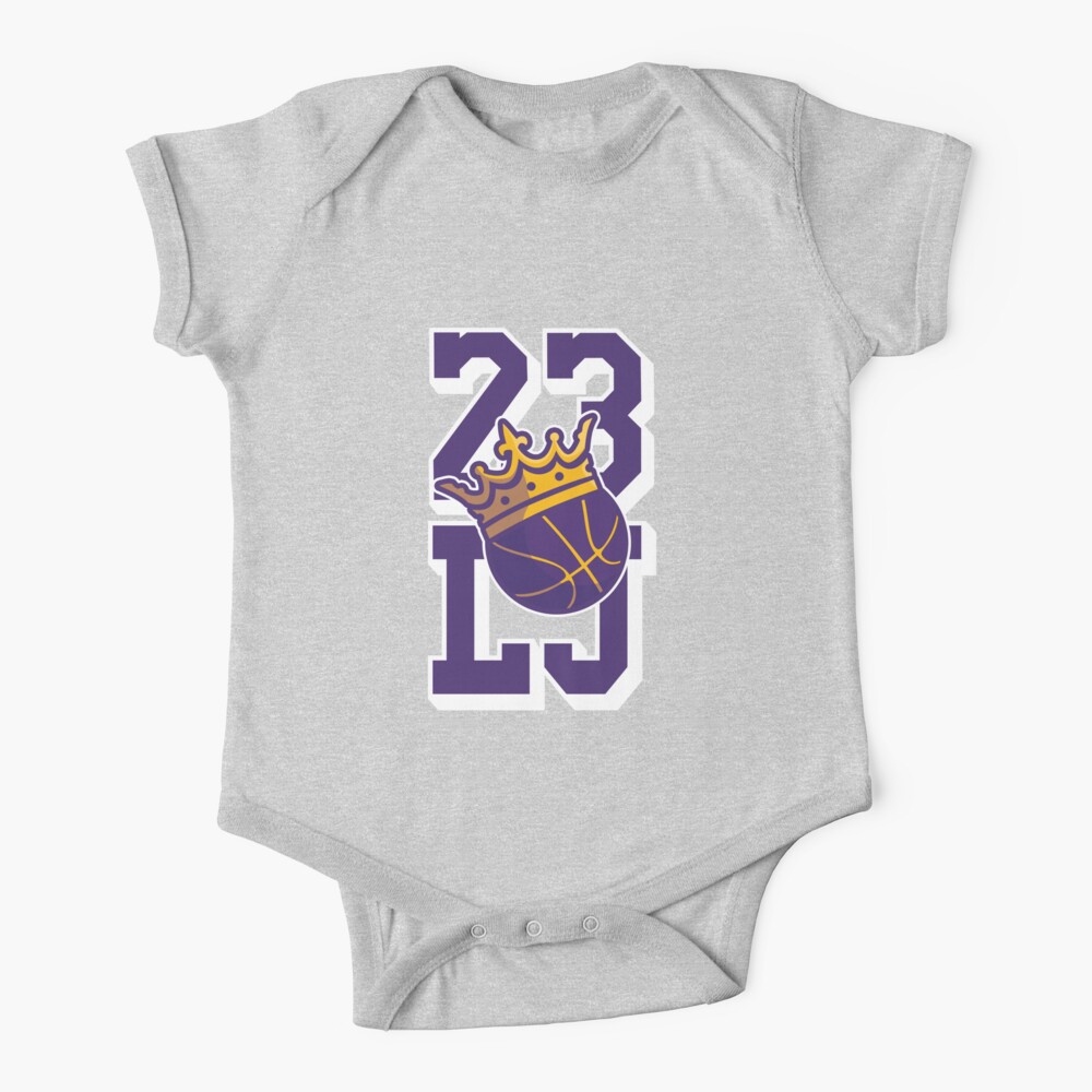 “The King of LA - Lebron James” Baby One-Piece by 23jd45 | Redbubble
