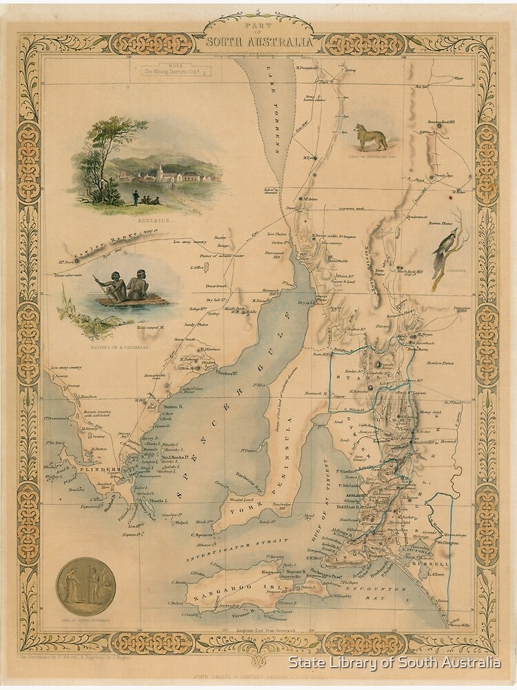 Part of South Australia, 1851 by StateLibrarySA