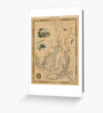 Part of South Australia, 1851 Greeting Card
