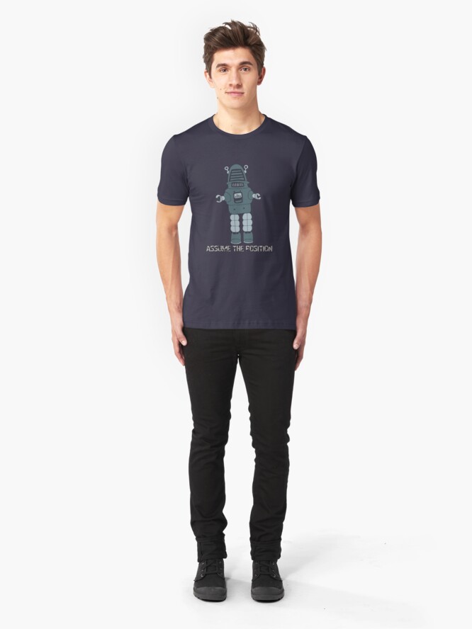 Alternate view of Assume the Position Slim Fit T-Shirt