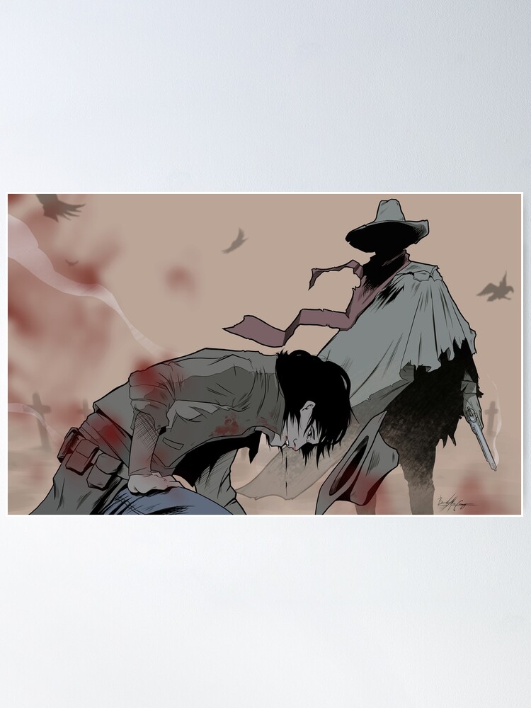 Alternate view of western Poster