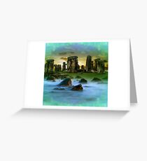 Mysterious Stones Greeting Card