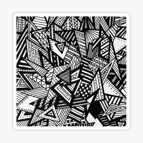 Tram Doodle 2 Sticker