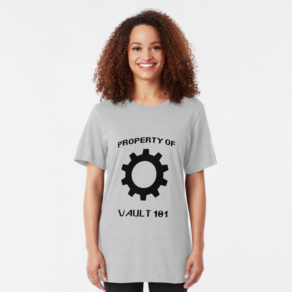 Property of Vault 101 Slim Fit T-Shirt