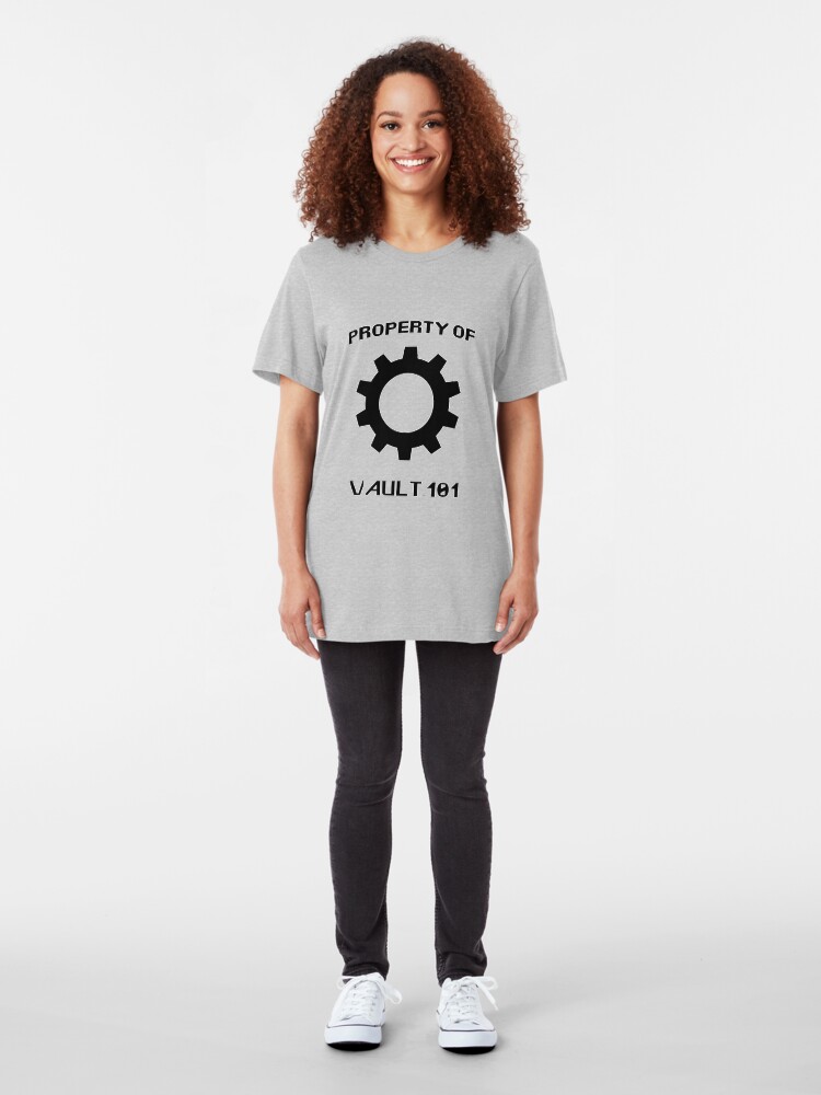 Alternate view of Property of Vault 101 Slim Fit T-Shirt