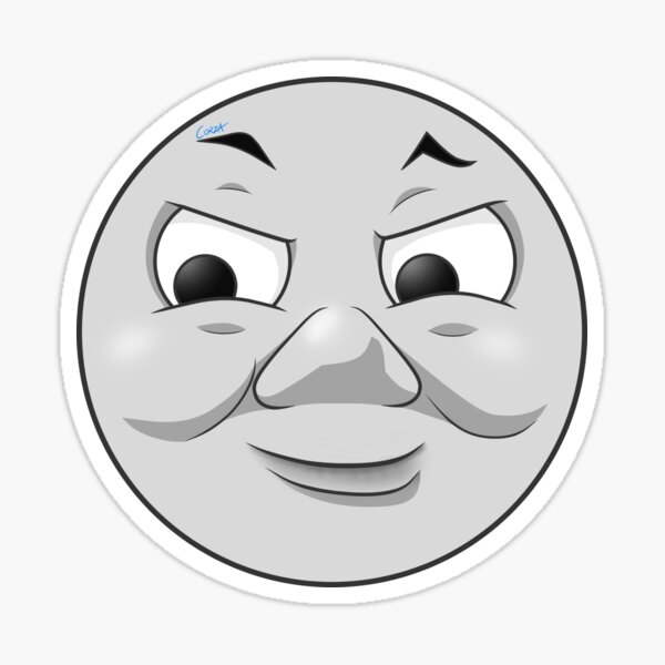 Thomas Face Stickers Redbubble - roblox troublesome trucks face