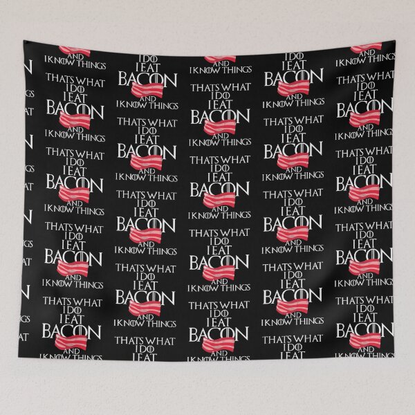 Item preview, Funny I Eat Bacon And I Know Things BBQ Gift designed and sold by Pubi.