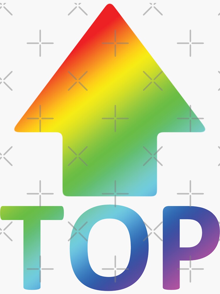 "Top Emoji" Sticker for Sale by TGElsy Redbubble
