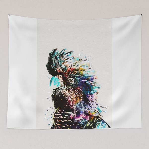 Item preview, Black Cockatoo Painting designed and sold by mugdesignstudio.