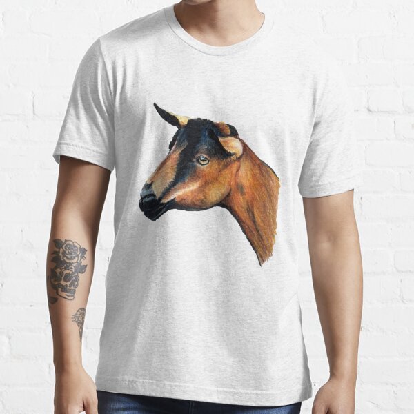 Oberhasli Goat Head T-Shirt Essential T-Shirt
