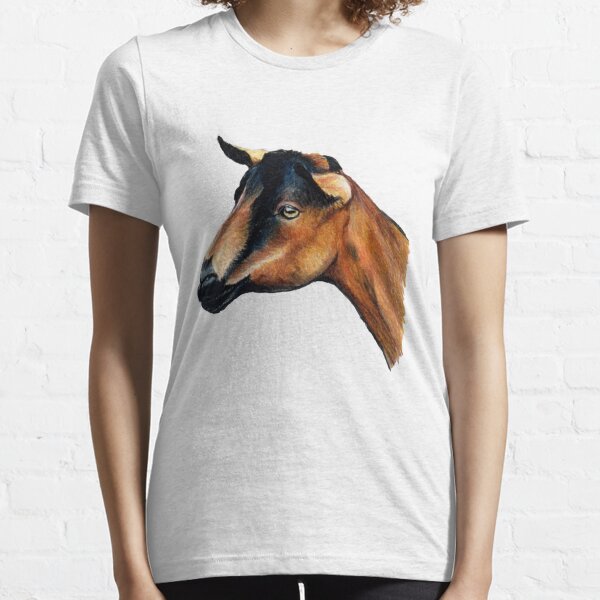 Oberhasli Goat Head T-Shirt Essential T-Shirt