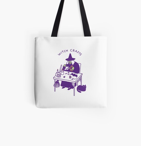 Witch Crafts All Over Print Tote Bag