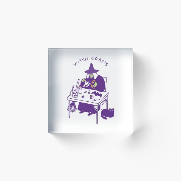 Witch Crafts Acrylic Block