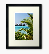 Postcard from Tahiti, French Polynesia Framed Print