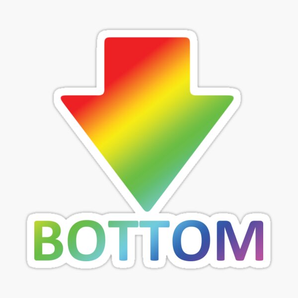 Bottom Emoji Sticker