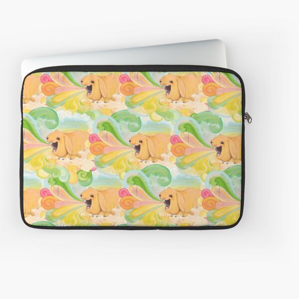 Happy rainbow rabbit ... thing Laptop Sleeve