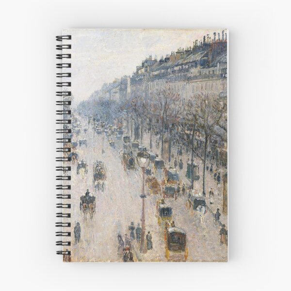 Item preview, The Boulevard Montmartre on a Winter Morning designed and sold by guagamela617.