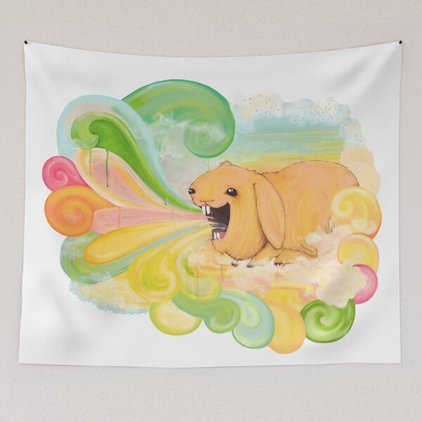 Item preview, Feliz arcoiris conejo ... cosa designed and sold by Lavinia Knight.