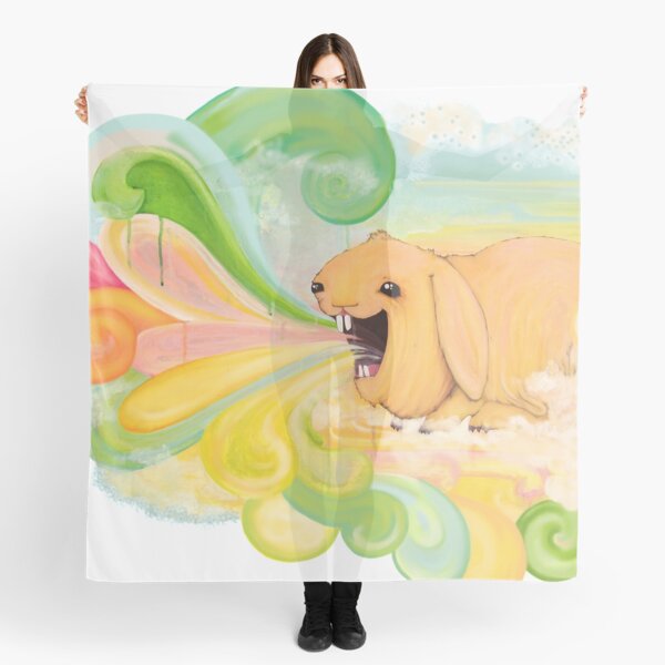 Happy rainbow rabbit ... thing Scarf