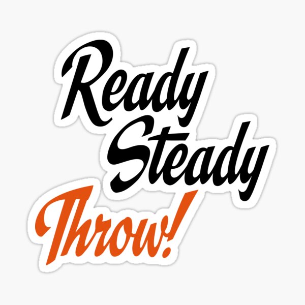 Item preview, Ready steady throw designed and sold by Vectorqueen.