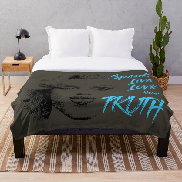 Item preview, Speak, Live, Love Your Truth- Light Blue by Amanda M Lucas designed and sold by Amanda Lucas.
