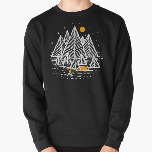 Happy Camper (Dark Color) Pullover Sweatshirt