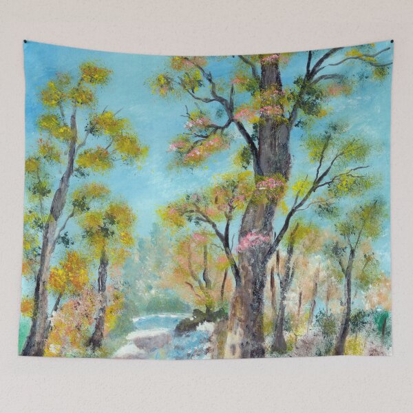 Item preview, Dreamland s trees - original acrylic painting scanned at 600dpi  designed and sold by TICU.