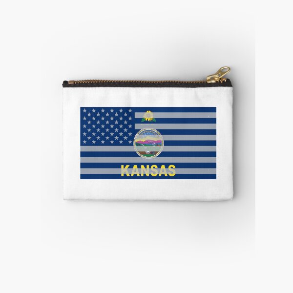 Item preview, Kansas USA State Flag design designed and sold by GetItGiftIt.