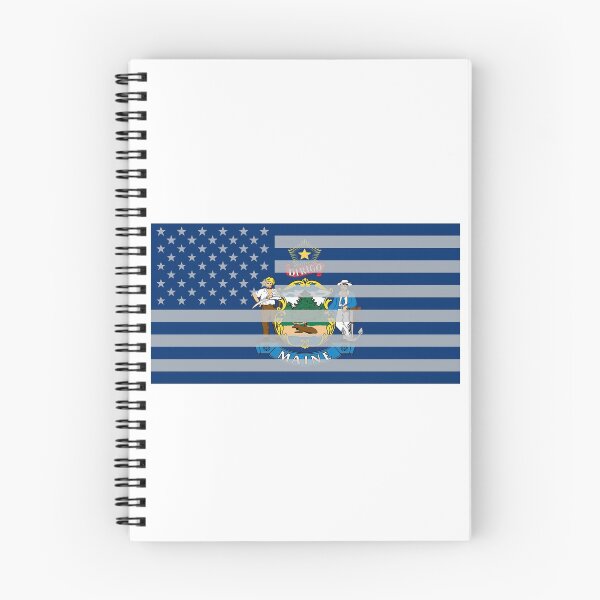 Item preview, Maine USA State Flag design designed and sold by GetItGiftIt.
