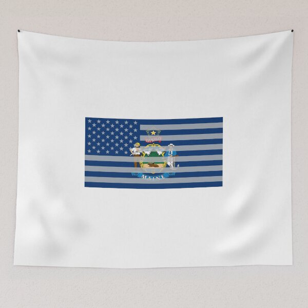 Item preview, Maine USA State Flag design designed and sold by GetItGiftIt.