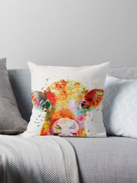 Item preview, Baby Cow Watercolor Art designed and sold by mugdesignstudio.