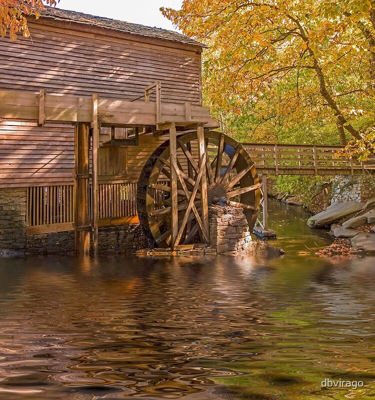 "Old Grist Mill" by dbvirago | Redbubble