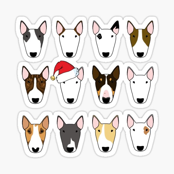 Item preview, Santa Multibull Pattern designed and sold by emilydevineart.