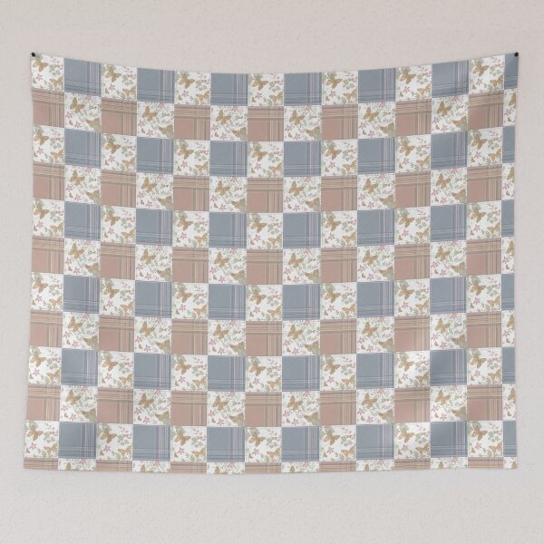 Item preview, Patchwork seamless floral pattern texture background with decorative element designed and sold by fuzzyfox.