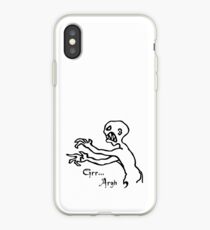 Grr Argh, Monster, Buffy the Vampire Slayer, Mutant Enemy, 90s, BTVS, Zombie, Joss Whedon, Angel, Buffering, Pop Culture, Zombie iPhone Case