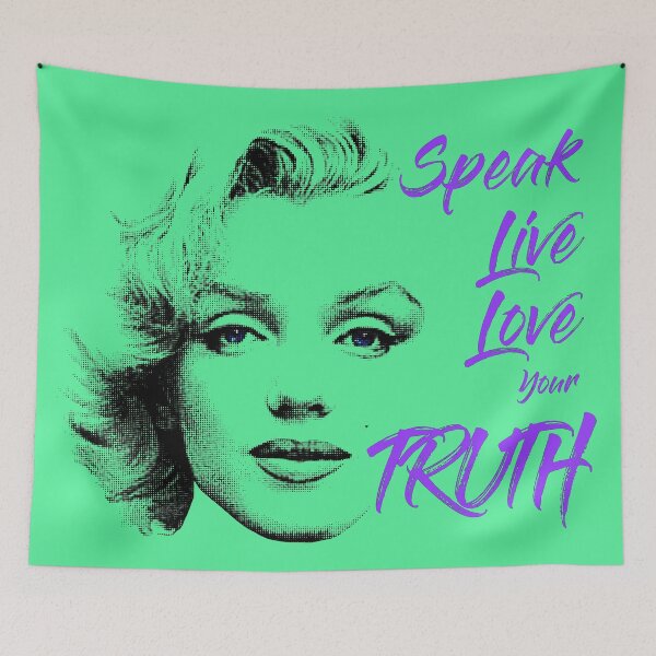 Item preview, Speak, Live, Love Your Truth - Purple by Amanda M Lucas designed and sold by Amanda Lucas.