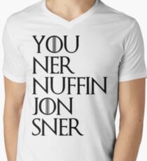 jon sner ners nuffin Men's V-Neck T-Shirt
