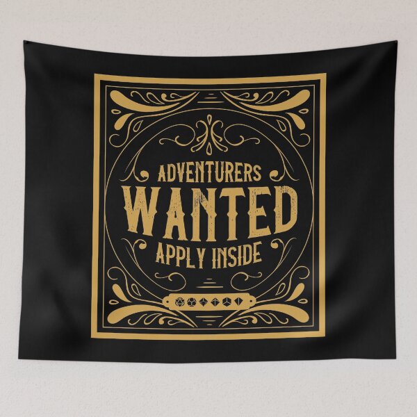 Item preview, Adventurers Wanted Tabletop RPG designed and sold by pixeptional.