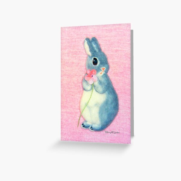 tender love (2012) Rabbit / Bunny Art Greeting Card