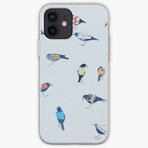 Starlings in their winter coats iPhone Soft Case