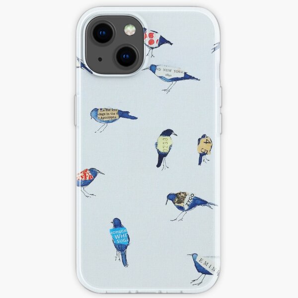 Starlings in their winter coats iPhone Soft Case
