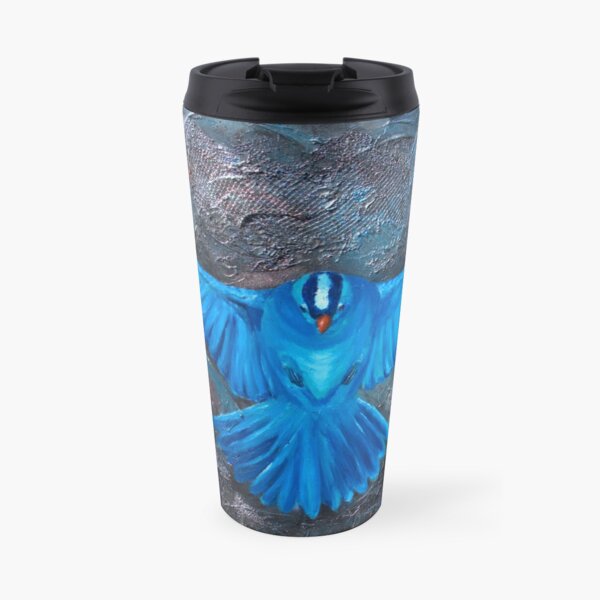 Blue Bird Joy Travel Coffee Mug