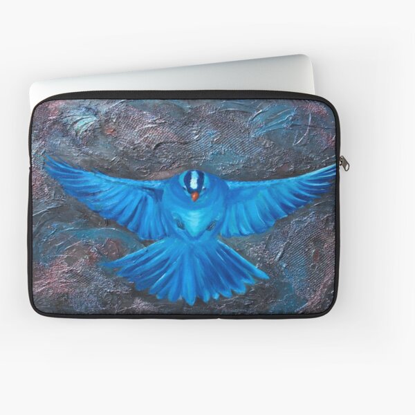 Blue Bird Joy Laptop Sleeve