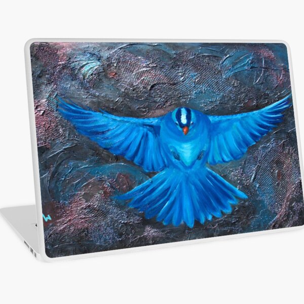 Blue Bird Joy Laptop Skin